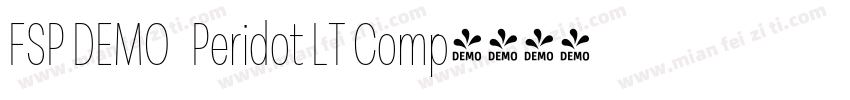 FSP DEMO   Peridot LT Comp字体转换